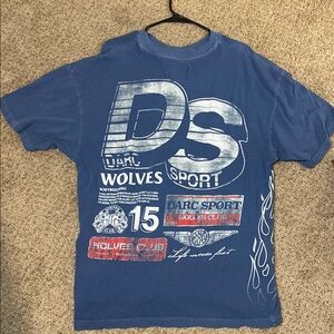 Darc Sport Tee Redline Premium Vintage Oversized Tee in Darc Cobalt